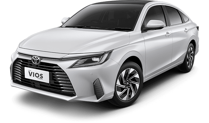 New Vios Hybrid EV warna Black - Platinum White Pearl (Spot Order*)