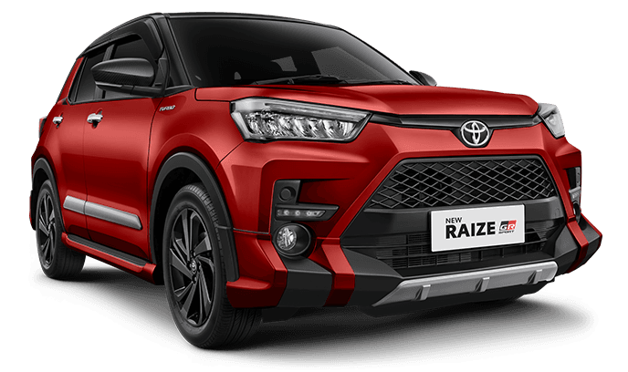 New Raize GR Sport warna Black - Red