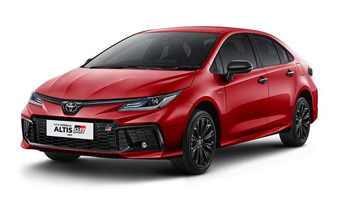 New Corolla Altis Hybrid EV GR Sport warna Red Mica Metallic (Spot Order*)