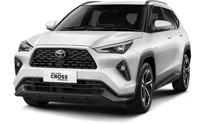 New Yaris Cross G Hybrid EV warna Super White II (Spot Order*)