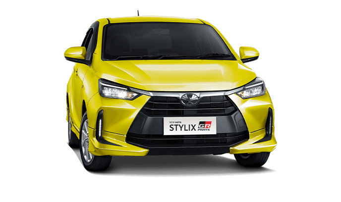 New Agya Stylix warna Yellow