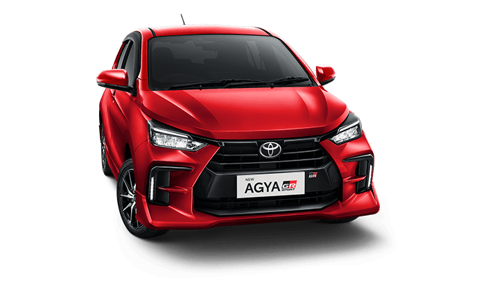 New Agya GR Sport warna Red