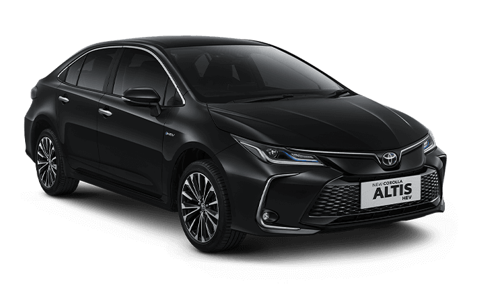 New Corolla Altis Hybrid EV warna Attitude Black Mica Metallic (Spot Order*)