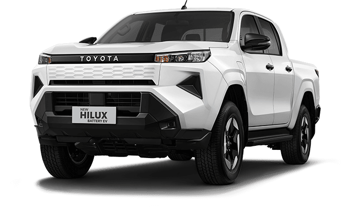 New Hilux Battery EV warna Super White II (Spot Order*)