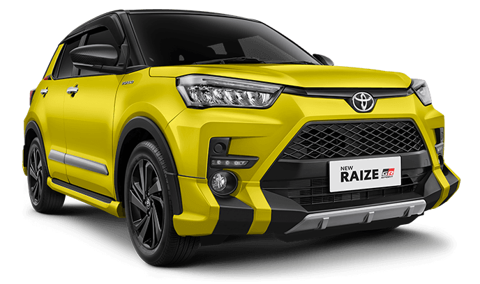 New Raize GR Sport warna Black - Yellow SE