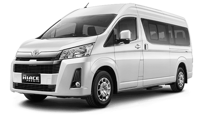 New Hiace Premio warna White