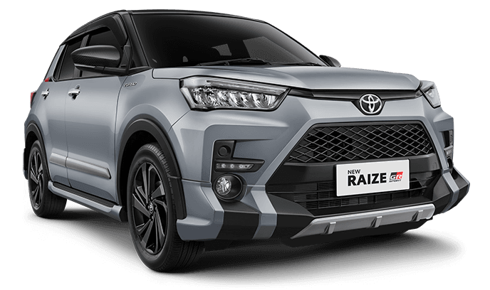 New Raize GR Sport warna Black - Silver Metallic