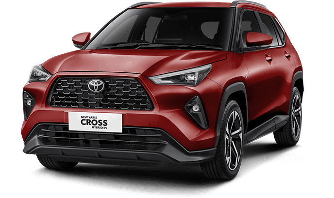 New Yaris Cross G Hybrid EV warna Dark Red M.M (Spot Order*)