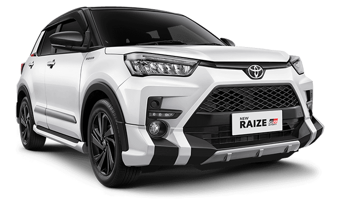 New Raize GR Sport warna Black - White