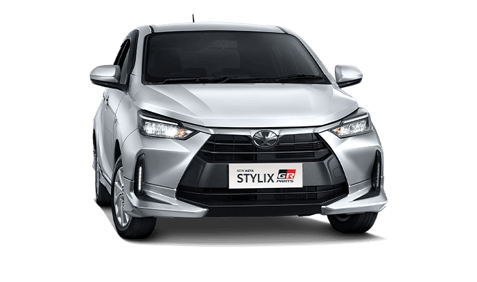 New Agya Stylix warna Silver