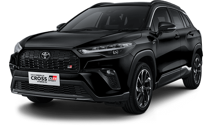 New Corolla Cross Hybrid EV GR Sport warna Attitude Black Metallic (Spot Order*)