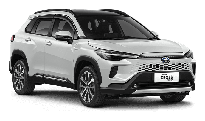 New Corolla Cross Hybrid EV warna Platinum White Pearl (Spot Order*)