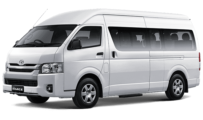 New Hiace Commuter warna White