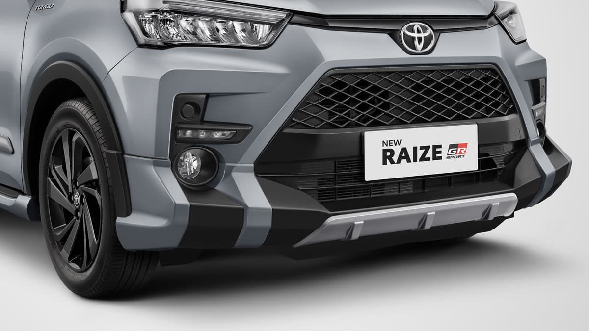 New Raize GR Sport: New Front Bumper Spoiler GR Sport Aerokit