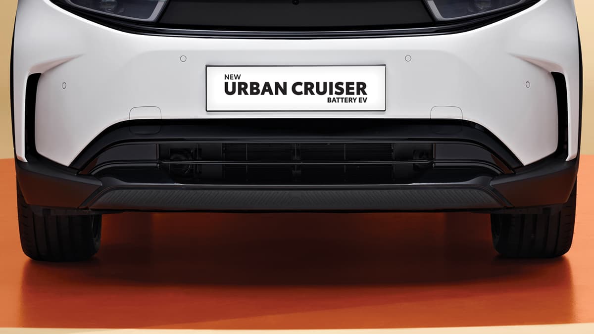 New Urban Cruiser Battery EV: New Strong and Sophisticated Lower Bumper