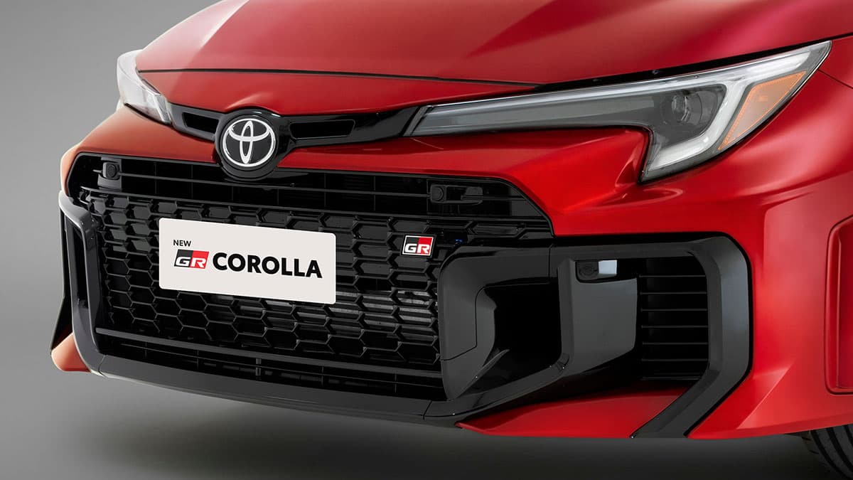 New GR Corolla: New Front Bumper Design