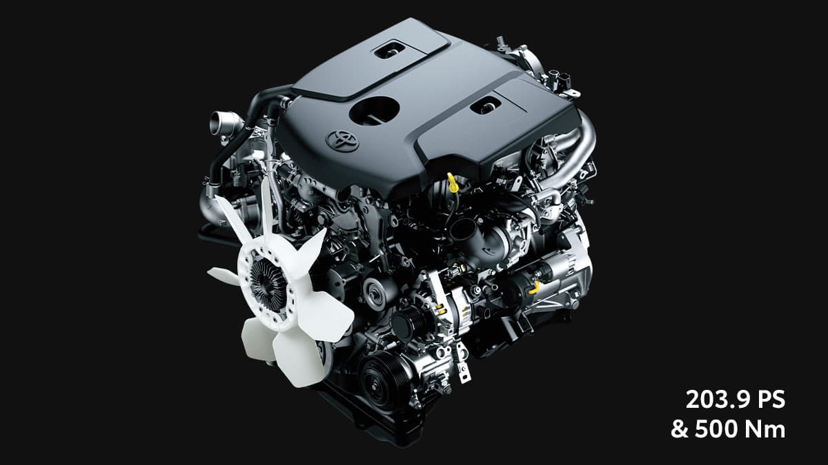 New Fortuner: Superior Engine Performance (4x4 All Type & 4x2 VRZ All Type) with 4x4 Off-Road Mode (4x4 All Type)