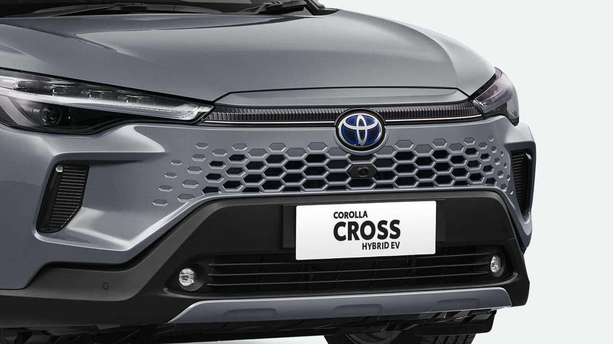 New Corolla Cross Hybrid EV: New Grille Bumper Design