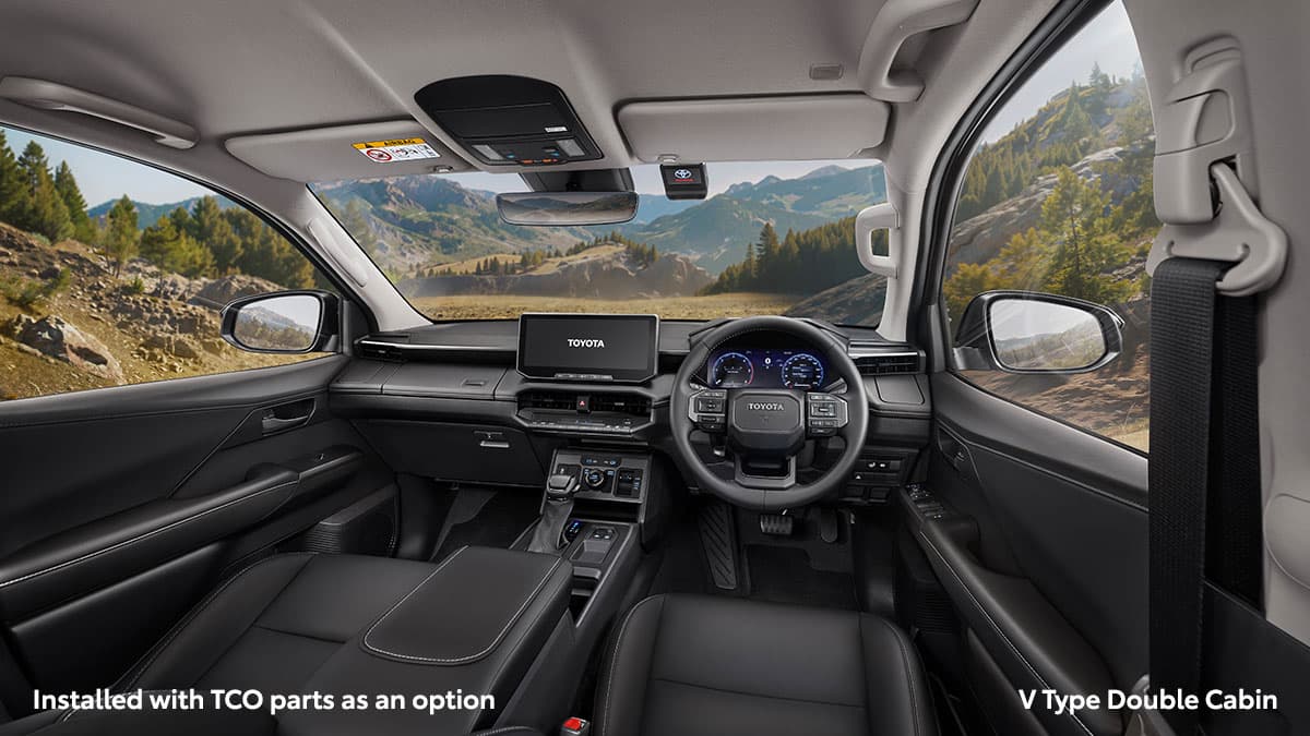 New Hilux D Cab: Advanced Interior