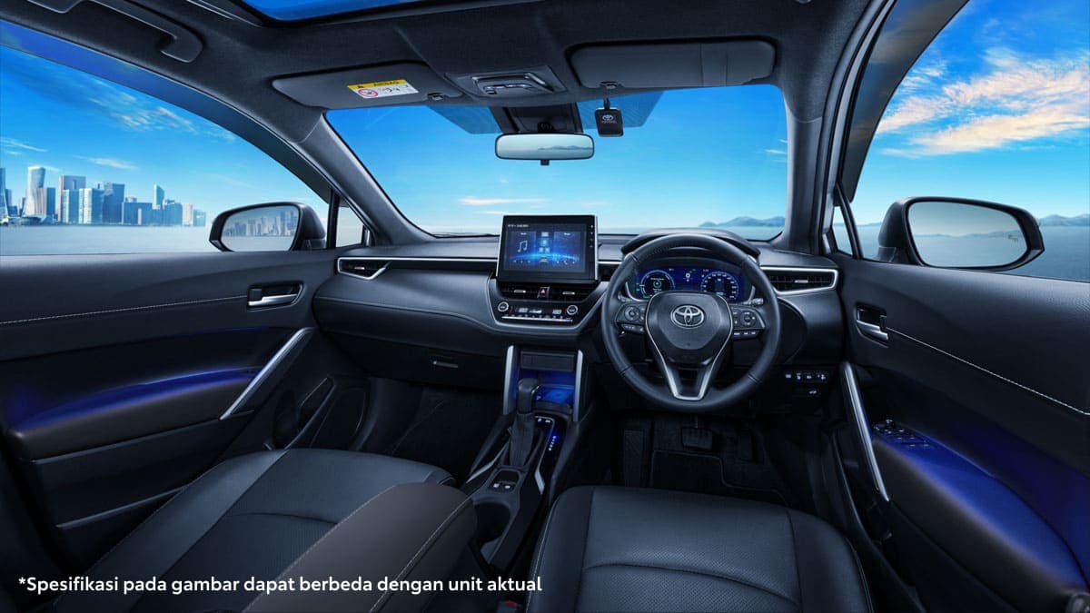 New Corolla Cross Hybrid EV: Sophisticated Dashboard Design