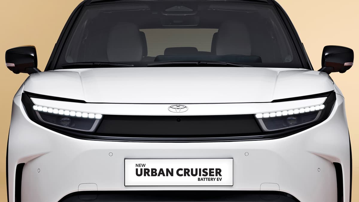 New Urban Cruiser Battery EV: New Front Hammerhead Design