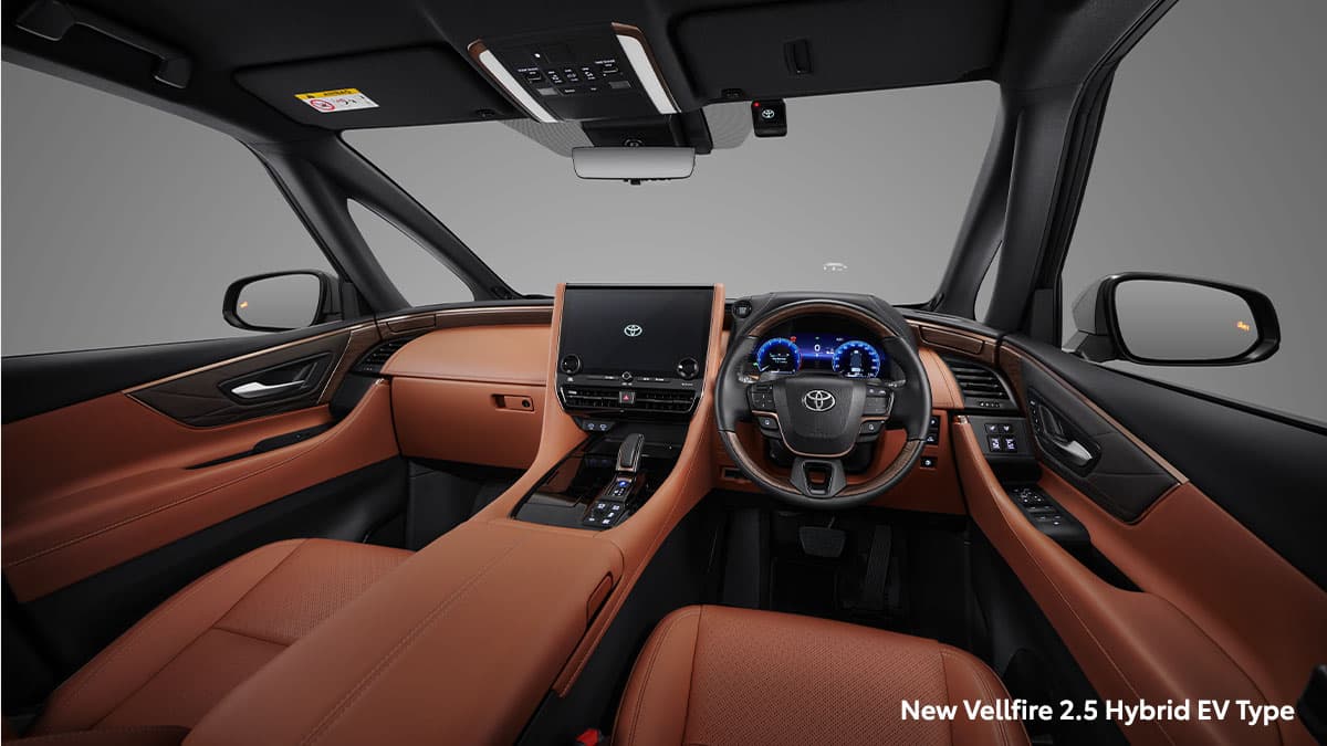 New Vellfire Hybrid EV: The Classic Luxury Interior Design
