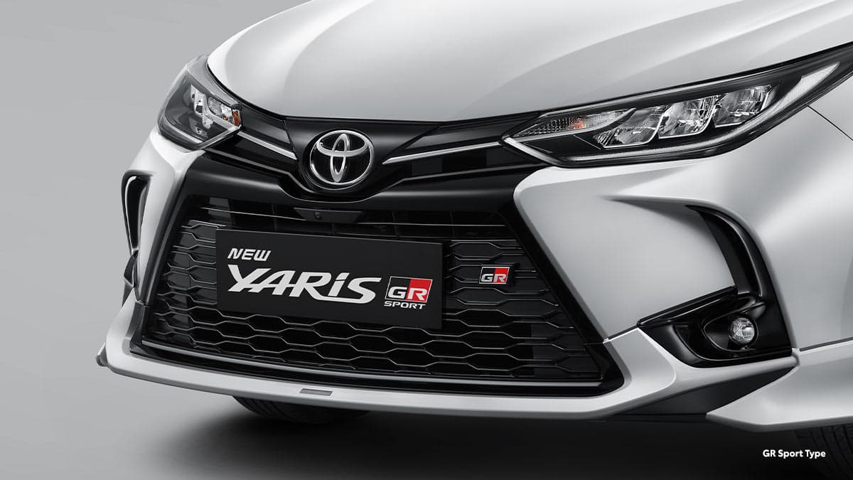 Yaris: New Front Look with GR Emblem