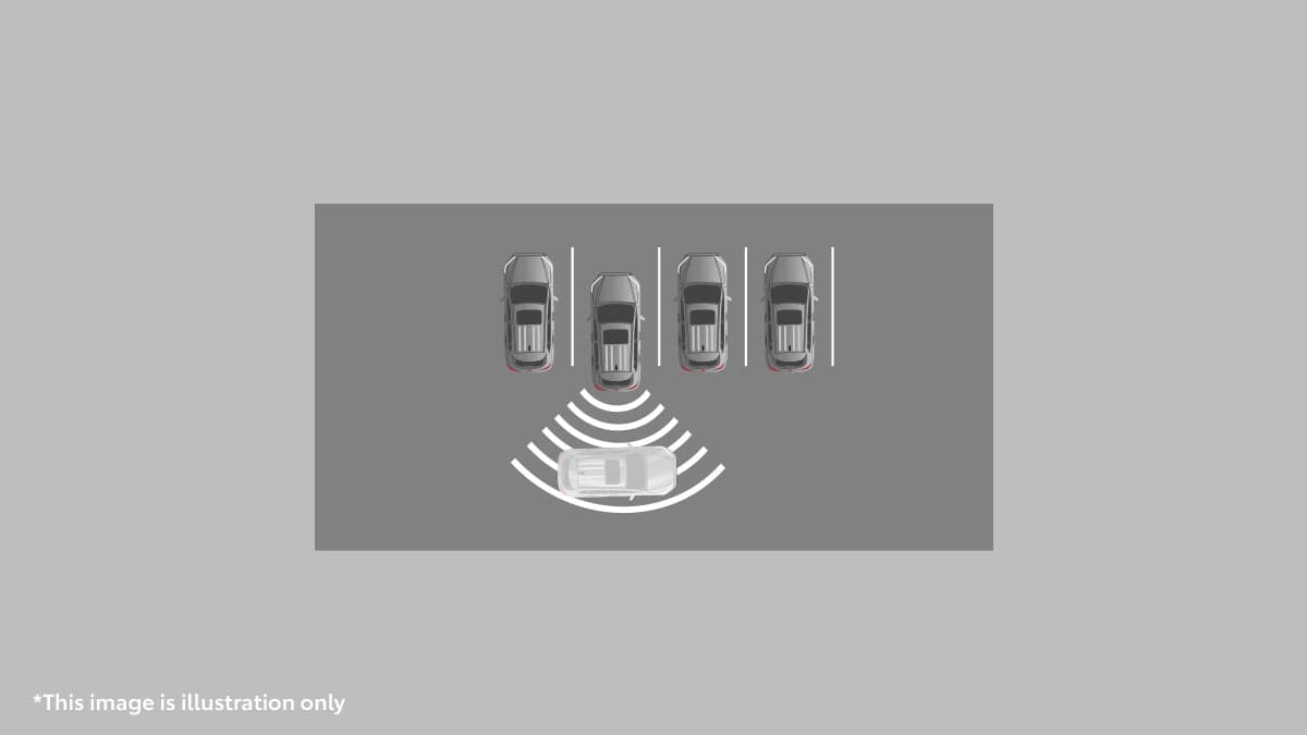 New Camry Hybrid EV: Rear Crossing Traffic Alert
